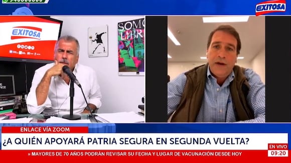 Rafael Santos: "Estoy seguro que así sea K, Y, Z, cualquier cosa va a ser mejor que una ideología marxista-leninista"