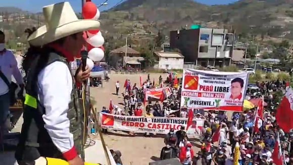 Pedro Castillo en Ayacucho
