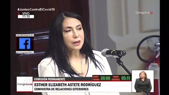 Declaraciones de Elizabeth Astete