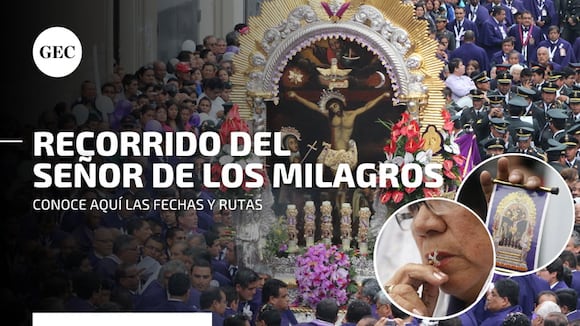 Señor de los Milagros 2022: conoce cuándo serán las fechas y rutas de sus recorridos en el mes de octubre y noviembre
