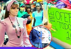 Empresarios de Gamarra rematan prendas ante bajas ventas en temporada de invierno