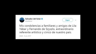 Fernando De Szyszlo: Los mensajes que le dejaron los políticos peruanos tras su fallecimiento