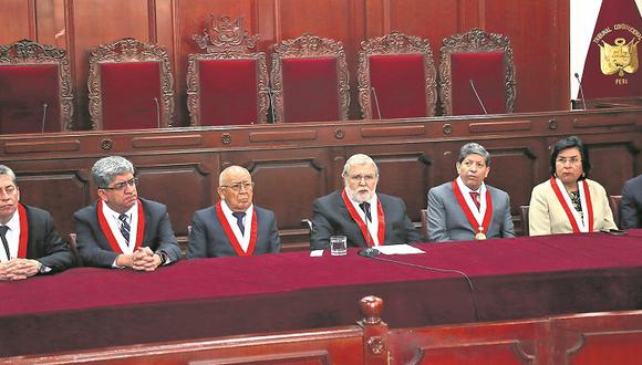 Tribunal Constitucional evaluará ponencia del magistrado Carlos Ramos sobre disolución del Congreso. (Foto: GEC)