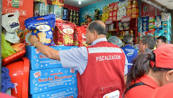 Indecopi supervisa venta de panetones en el Centro de Lima (Foto: Difusión)