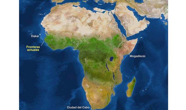 África. En comparación con otros continentes, África no perdería muchos territorios. Sin embargo, el aumento de las temperaturas volvería su mayor parte inhabitable. En Egipto, como resultado del aumento del nivel de agua en el Mar Mediterráneo, las ciuda