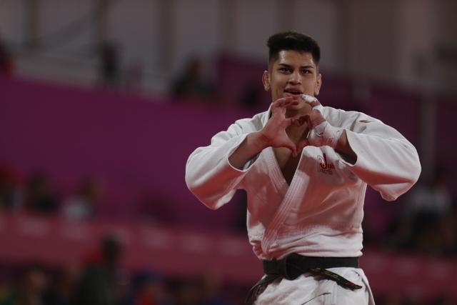 Yuta Galarreta: Medalla de bronce en Judo. (Foto: Hugo Pérez / GEC)