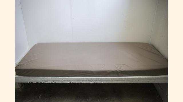 Cama de la celda del Chapo Guszmán. (Foto: getty)