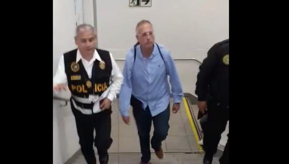 Julio César Zavala Hernández fue detenido cuando regresaba de Cancún a Lima esta mañana.