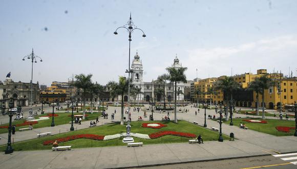 El Centro Histórico de Lima es zona intangible contra protestas. (Foto: Andina)