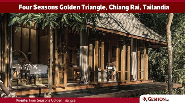 El nuevo Explorer’s Lodge en este campo de elefantes de cinco estrellas es posiblemente uno de los lugares más hermosos para hospedarse en toda Tailandia: la suite de dos dormitorios se extiende por dos pabellones, cada uno rodeado de matorrales selvático