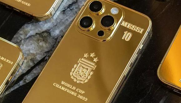 Lionel Messi regalará 35 iPhone de oro a sus compañeros en la Selección de Argentina. (Foto: Indesign Gold)