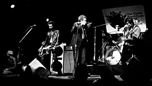 La banda británica de punk Sex Pistols debuta en junio de 1978 en Estados Unidos, en un concierto en Atlanta, Georgia. (Foto: AP)