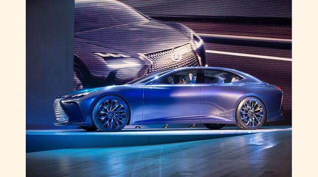 El Lexus LF-FC tuvo su propio debut en América del Norte durante la rueda de prensa de la compañía en el 2016 North American International Auto Show en Detroit, Michigan, el 11 de enero del 2016. (Foto: AFP)