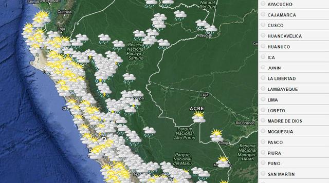 Los pronósticos se realizan para un periodo de tres días. A continuación una guía para seguir este proceso paso a paso.