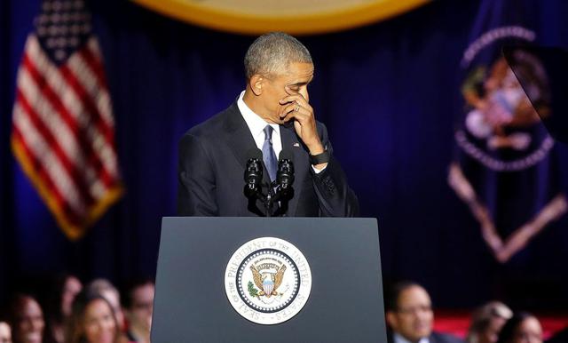 "Les pido que crean": el "último pedido como presidente" de Obama fue un llamado para que los estadounidenses crean en sus habilidades para cambiar las cosas. (Foto: AFP)