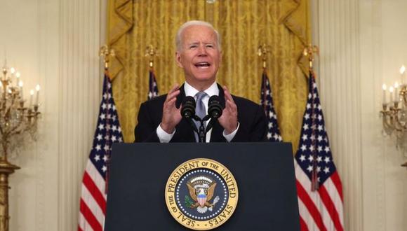 El presidente de Estados Unidos, Joe Biden, defendió su decisión de retirar las tropas estadounidenses. (Foto: Getty Images)
