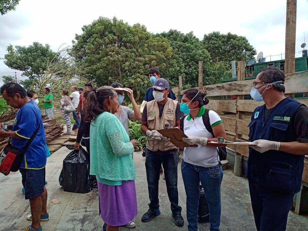 Las autoridades del sector Salud invocan a la ciudadanía en Loreto a acatar la Emergencia Sanitaria Nacional. (Foto: Diresa Loreto)