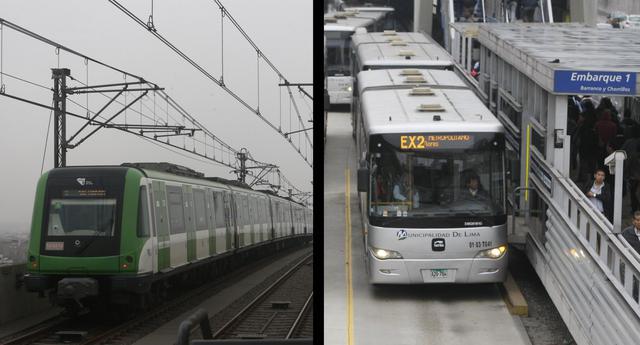 FOTO 6 | Para conectar a Lima en sus extremos se desarrollaron el Metro de Lima y el Metropolitano. (Foto: GEC)
