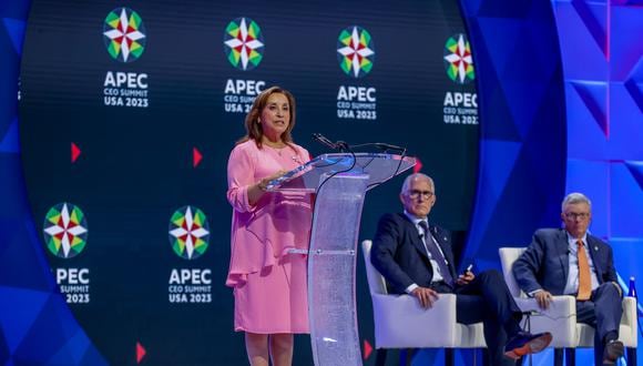 Mandataria participó en la sesión de clausura de la Cumbre APEC 2023. Foto: Presidencia.