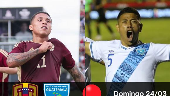 No te pierdas ni un instante del Venezuela vs. Guatemala por Televen en vivo por TV y online. Accede a toda la información y disfruta del partido amistoso internacional por fecha FIFA. | Crédito: @ / @fedefutguate / Instagram / Composición Mix