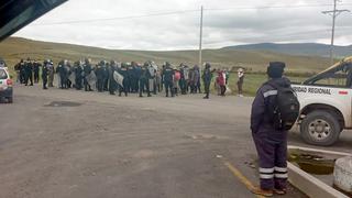 Envían policías a Corredor Sur Minero en medio de protestas