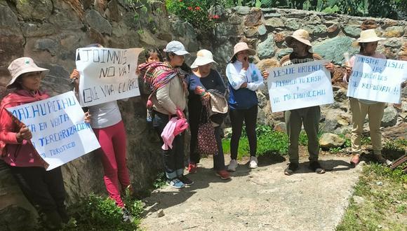 Pobladores en contra de venta online de boletos para Machu Picchu