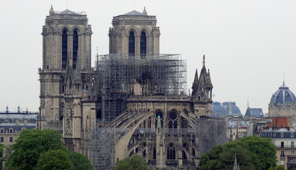 FOTO 1 | catedral de Notre Dame en París. (Foto: AFP)