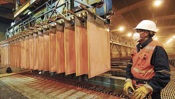 Aumento de la producción de cobre a nivel nacional se sustentó en la contribución de la compañía Anglo American Quellaveco. (Foto: Difusión)