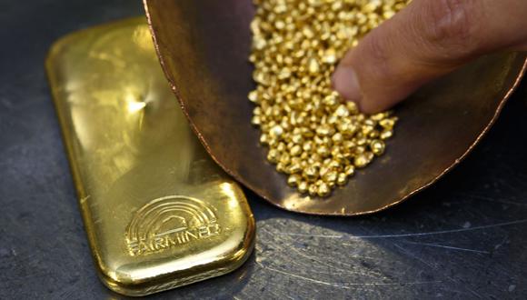 Los futuros del oro en Estados Unidos bajaban un 0.6% a US$ 1,757.30. (Foto: AFP)