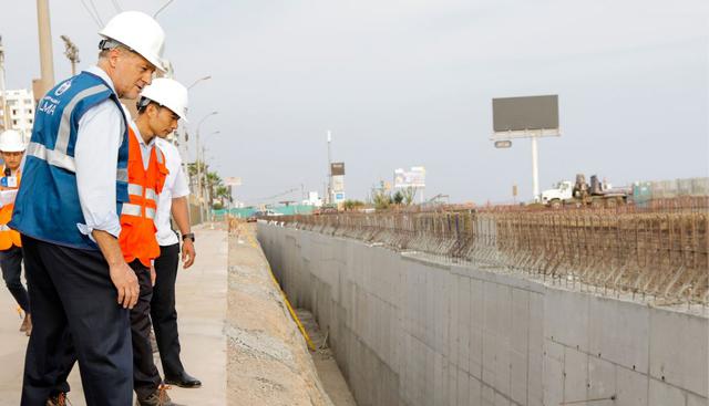 El alcalde de Lima, Jorge Muñoz, remarcó que los trabajos incluyen la habilitación de 2.97 kilómetros de pistas entre San Miguel y el Callao, con vías de tres carriles en ambos sentidos. (Difusión)