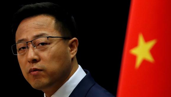 El portavoz del Ministerio de Relaciones Exteriores de China, Zhao Lijian. (REUTERS/Carlos Garcia Rawlins).