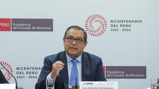 Alberto Otárola sobre próximas protestas: Primará el principio de autoridad  