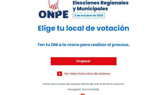 La ONPE puso a disposición de los electores plataforma a la que se puede acceder desde una PC, laptop, celular o Telegram.