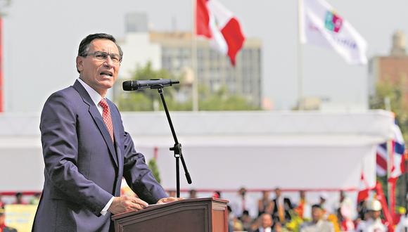 Martín Vizcarra aseguró que el Gobierno hará prevalecer los intereses del Perú ante la demanda de Odebrecht. (Foto: GEC)