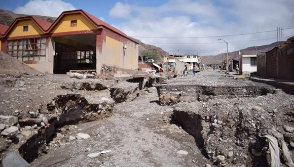 Desastre en la región de Tacna a causa de las intensas lluvias. (Foto: Prefectura Tacna)