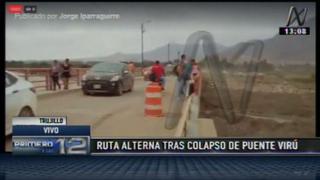 Trujillo: Se habilita ruta alterna al Puente Virú