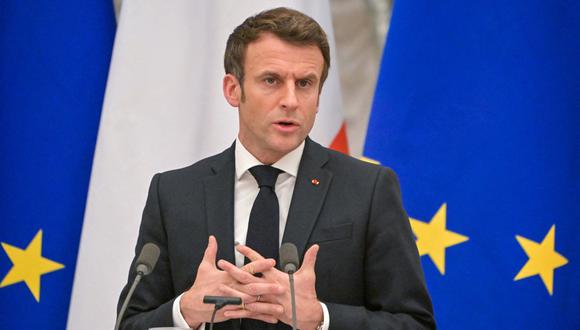 El presidente francés, Emmanuel Macron. (Foto: AFP)