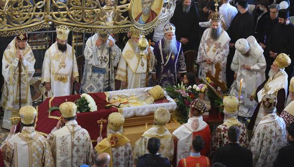 Funeral se realizó en la Iglesia Ortodoxa Serbia. (Foto: Difusión)
