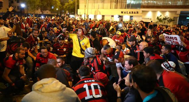 Los seguidores del Flamengo de Brasil y el River Plate de Argentina invadieron diversos distritos de la capital el pasado mes de noviembre por el encuentro de los dos equipos que disputaron el título de campeón de la Copa Libertadores 2019. (Foto: GEC)