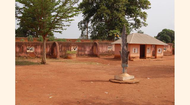 Palacios Reales de Abomey (Benín)  Los Palacios Reales de Abomey, un complejo de la Unesco en Benín, es un grupo modesto de 12 edificios de dos pisos decorados con tallados simples pero hermosos. (Foto: Wikipedia)