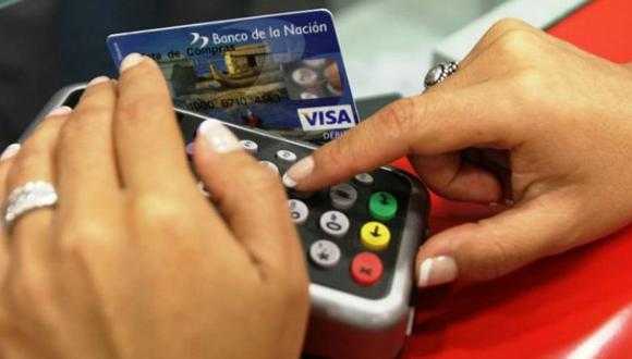 Las tarjetas de débito o crédito, después del dinero en efectivo, son uno de los medios de pago más utilizados en todo el mundo.  (Foto: Andina)