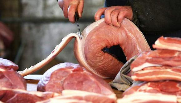Carne de cerdo. (Foto: Difusión)