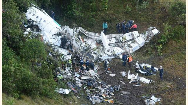 29 de noviembre: Accidente aéreo en Colombia del vuelo que transportaba al plantel del brasileño Chapecoense deja 71 muertos, la mayoría integrantes del modesto club de fútbol brasileño. (Foto: AP)