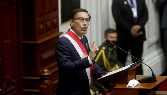 El presidente Martín Vizcarra exhortó a las fuerzas políticas a participar del 'Pacto Perú'. (Foto: Presidencia)