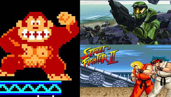 Donkey Kong y otros tres clásicos juegos fueron incluidos en el Salón Internacional de la Fama del videojuego. (Composición)