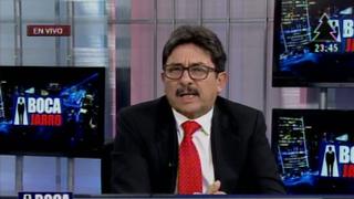 Cornejo: Hubo corrupción en el Gobierno aprista