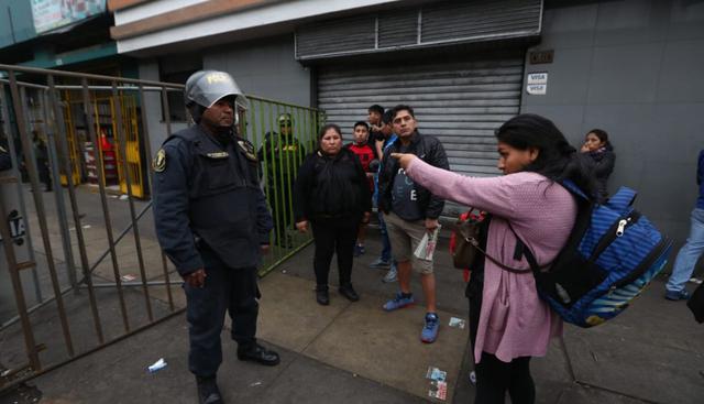 Todos los ambulantes fueron retirados. (Foto: Alessandro Currarino)