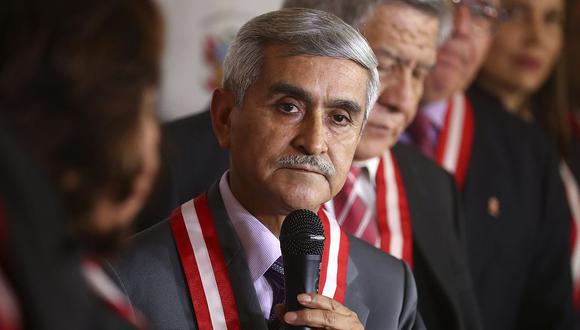 Duberlí Rodríguez dejó el cargo de presidente del Poder Judicial este 19 de julio. (USI)