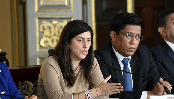La ministra de Economía, María Antonieta Alva, con nueva proyección de la economía peruana. (Foto: GEC)