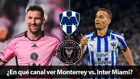 Este miércoles 10 de abril se viene una verdadera final: Inter Miami visita a Monterrey por la vuelta de los cuartos de final de la Concachampions 2024. (Foto: AFP/Composición)